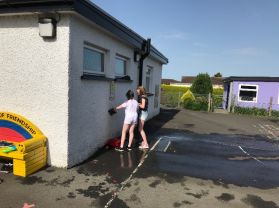 Primary 7 Leavers Water Fight
